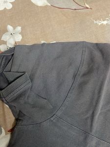 Gray Henley Shirt - Relaxed Fit