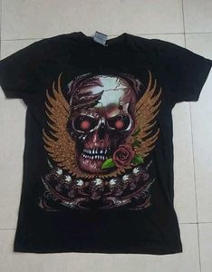 Skull &amp; Wings Graphic Tee💀🥀💀