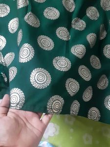 A Beautiful Green Color Kurti