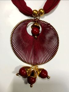 Beautiful Party Waer handcrafted Necklace With Earrings