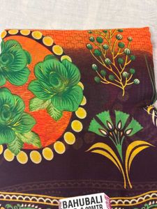 Floral Print Saree