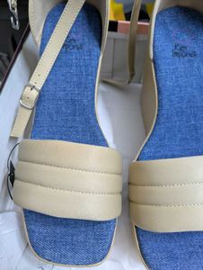 Beige Platform Sandals