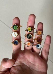 Real flower Rings