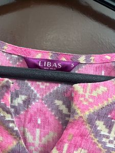 Pink Printed Kurta with Palazzos