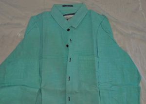 Men's Mint Green Casual Shirt