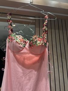 Pink maxi dress