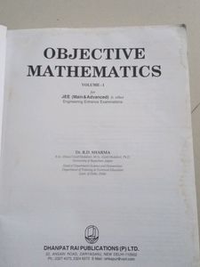 RD Sharma Vol.1 Jee Mathematics