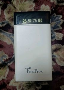 FoxProx Power Bank White N Black Colour