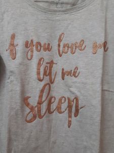 Sleepy Slogan Tee