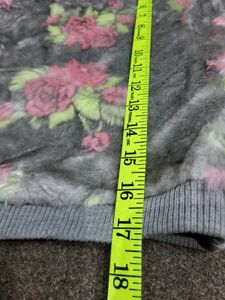 Floral Fuzzy Crop Top