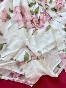 White Floral Playsuit