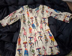 Ethnic Print Short Kurta