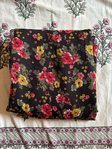 Styled Back Multicolour Sleeveless Frock