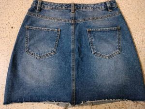 Denim Mini Skirt