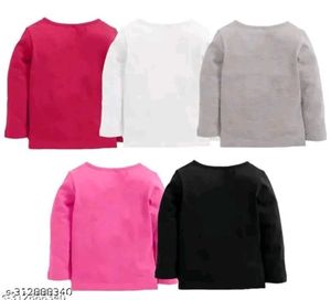 Girls&#39; Long Sleeve T-Shirt 5-Pack