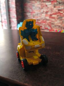 Cute Yellow Transforming Toy Car