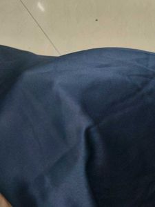 Navy Lace &amp; Satin Midi Dress