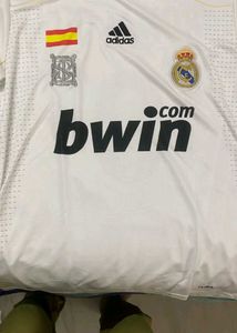 Real Madrid Long Sleeve retro Jersey 2009 Cr7