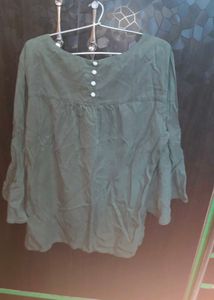 Women&#39;s Olive Top
