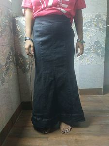 Denim Maxi Skirt