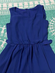 Blue Sleeveless Dress