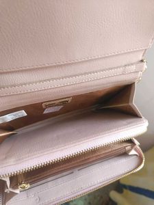 Blush Pink Crossbody Wallet