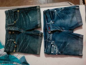 Combo Denim Hot Pants For Women