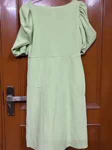 Pistachio Green Mini Dress
