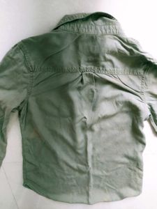 Olive Oversized Shirt