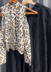 Indo Western Top And Skit Set