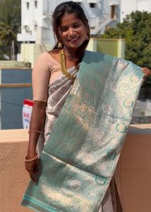 Stiff Banarasi Zari Wedding Saree