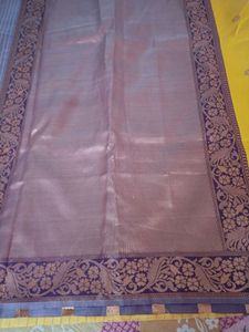 new unused Yellow  Saree with blouse pc