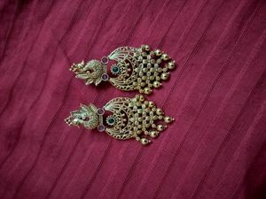 Combo Beautiful Peacock Earings And Jhumkas