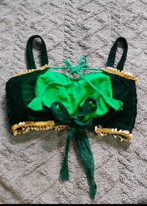 sale Green Velvet Blouse