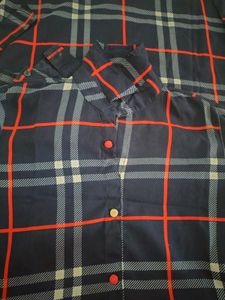 Plaid Button-Down Shirt