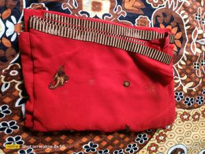 Red Embroidered Saree