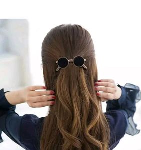 Korean Round Sunglasses hair clip