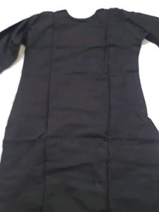 Elegant Black Embroidered Kurta Set