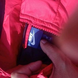 A Red Colour Nike Original Puffer