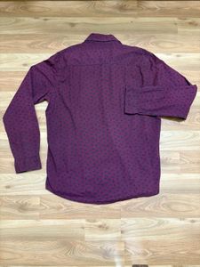U.S. POLO ASSN Stylish Maroon Patterned Shirt