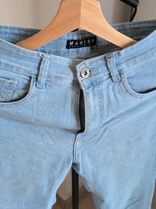 Light Blue high waist Flare Jeans