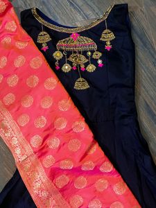 anarkali gown with Dupatta