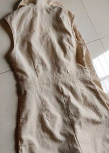 Elegant Beige Dress
