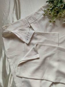 White Formal  Pant