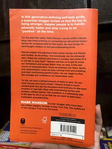 THE SUBTLE ART OF NOT GIVING A FUCK