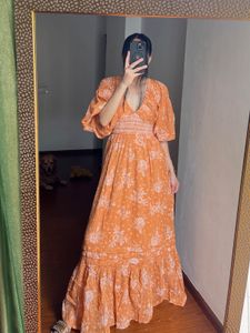 Golden Hour MAXI Dress in Mustard Yellow