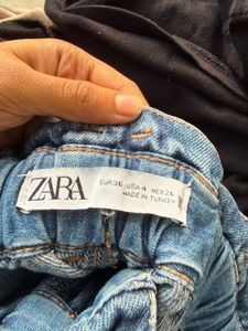 Zara Denim Paperbag Jeans