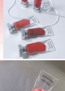 Ice cube velvet lip glaze