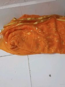 Orange Saree Blouse