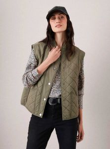 Olive Green Vest Jacket